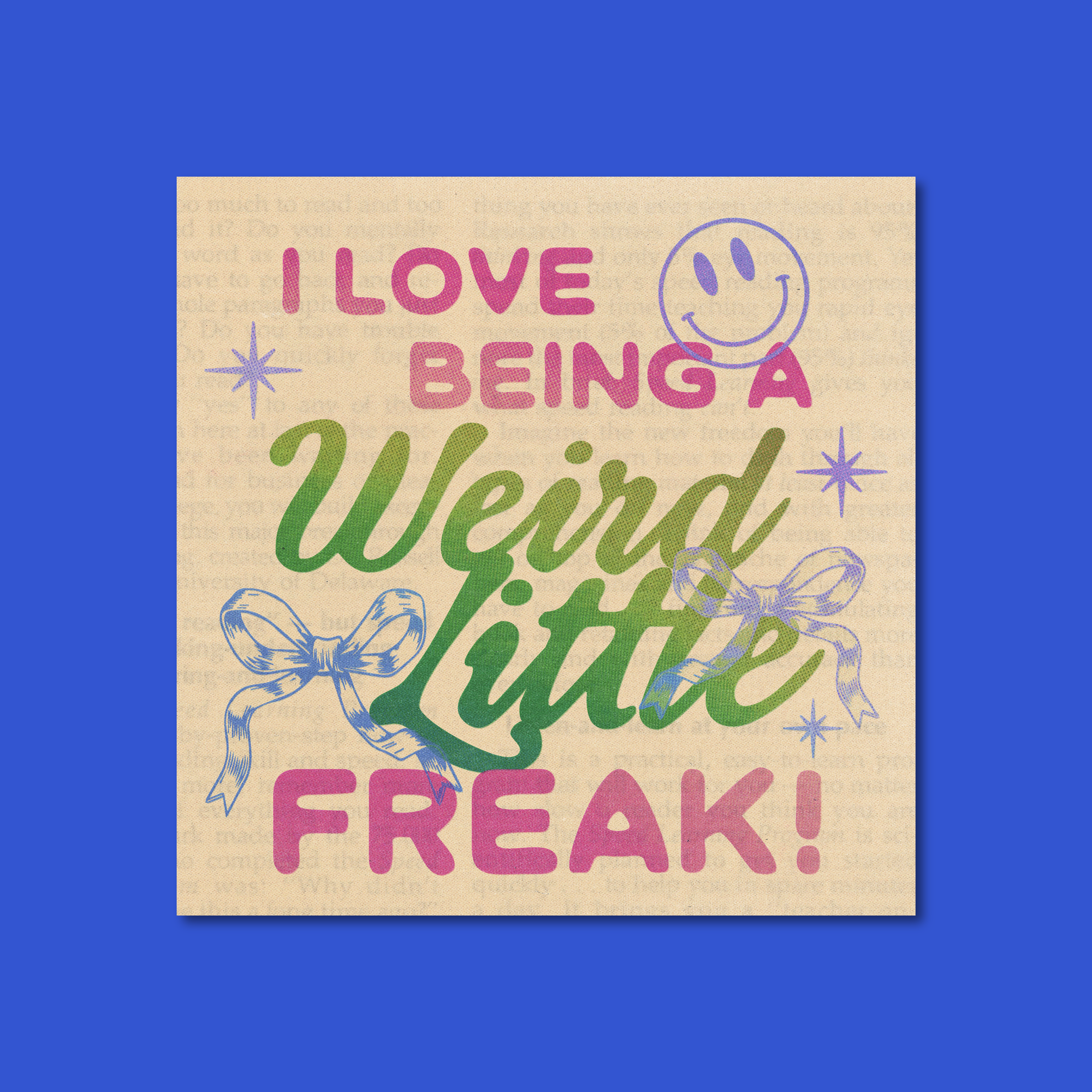 Weird Little Freak Art Print