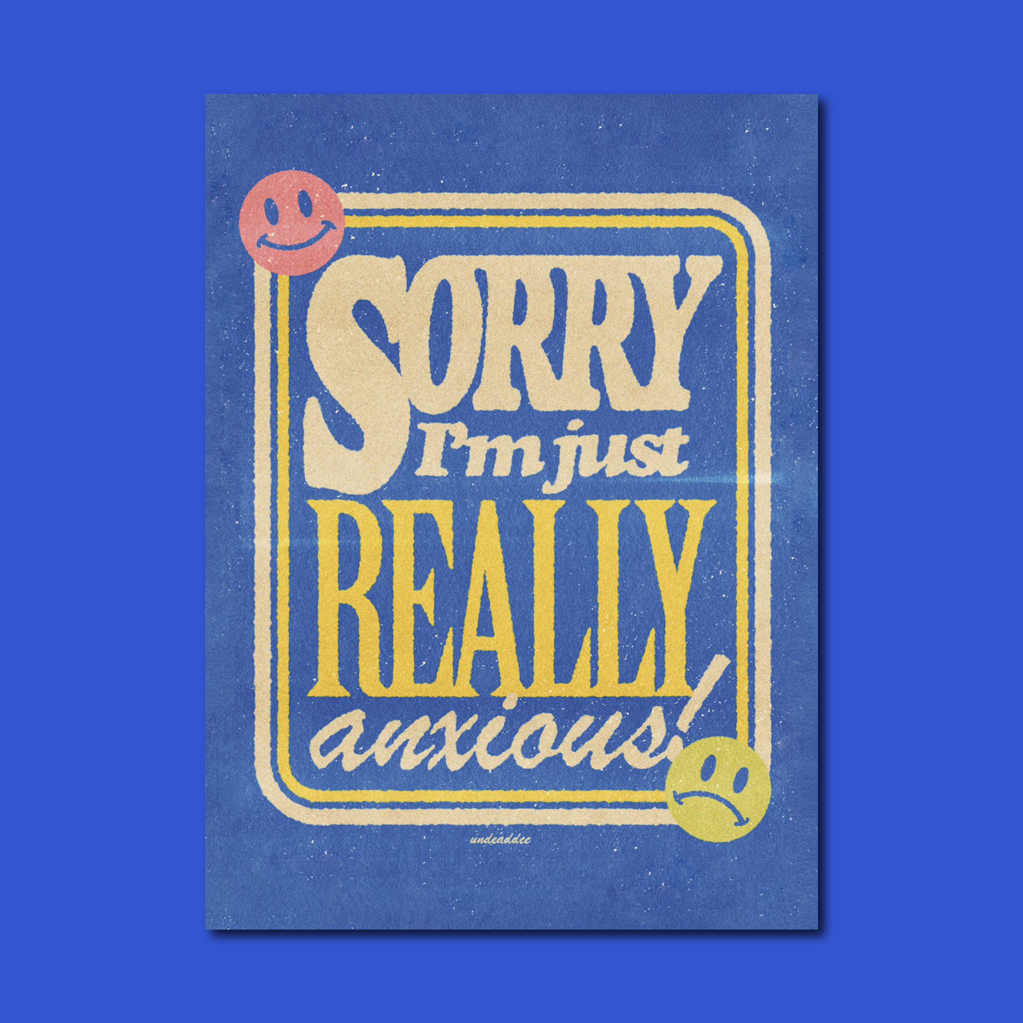 Really Anxious Art Print