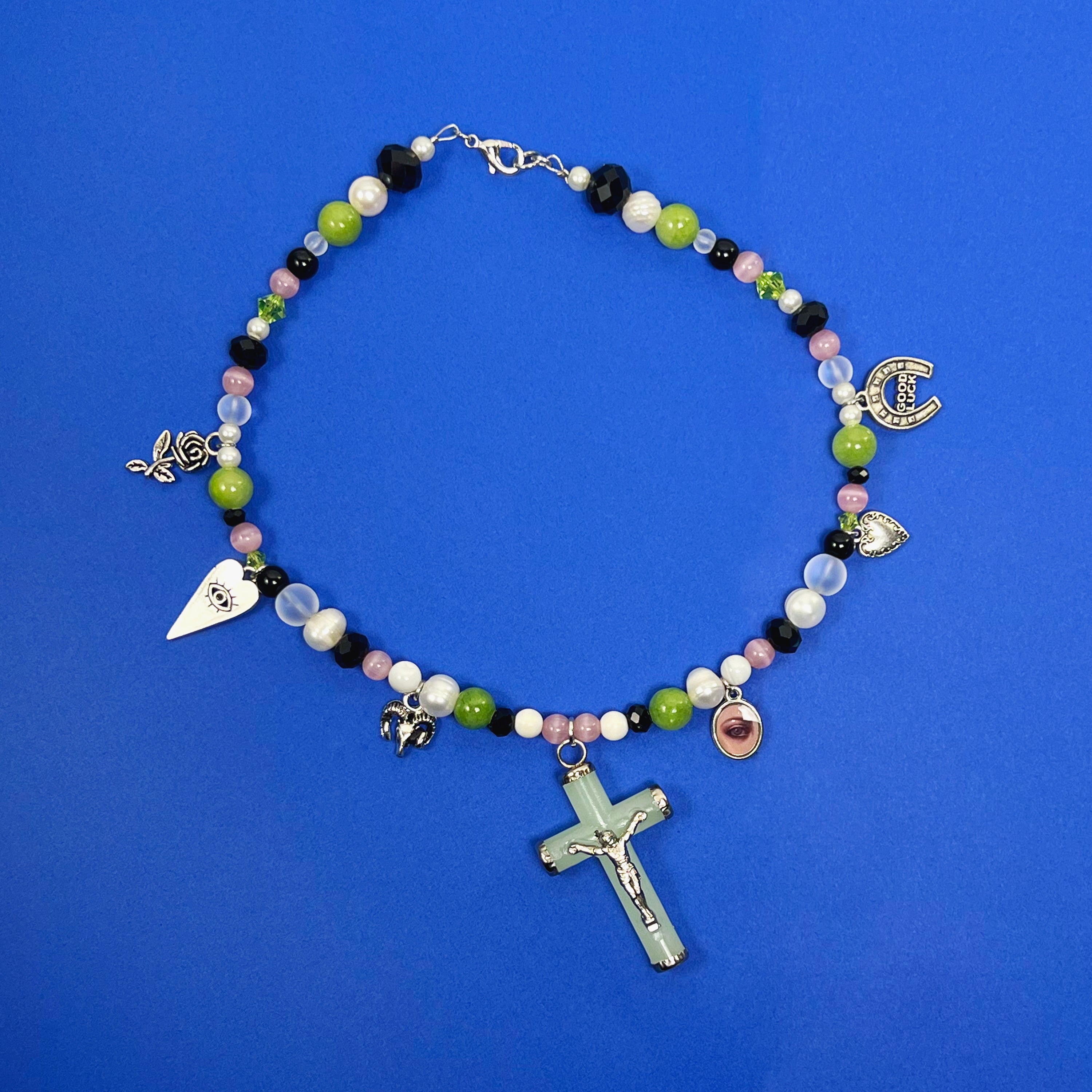 Sacrilegious Beaded Necklace