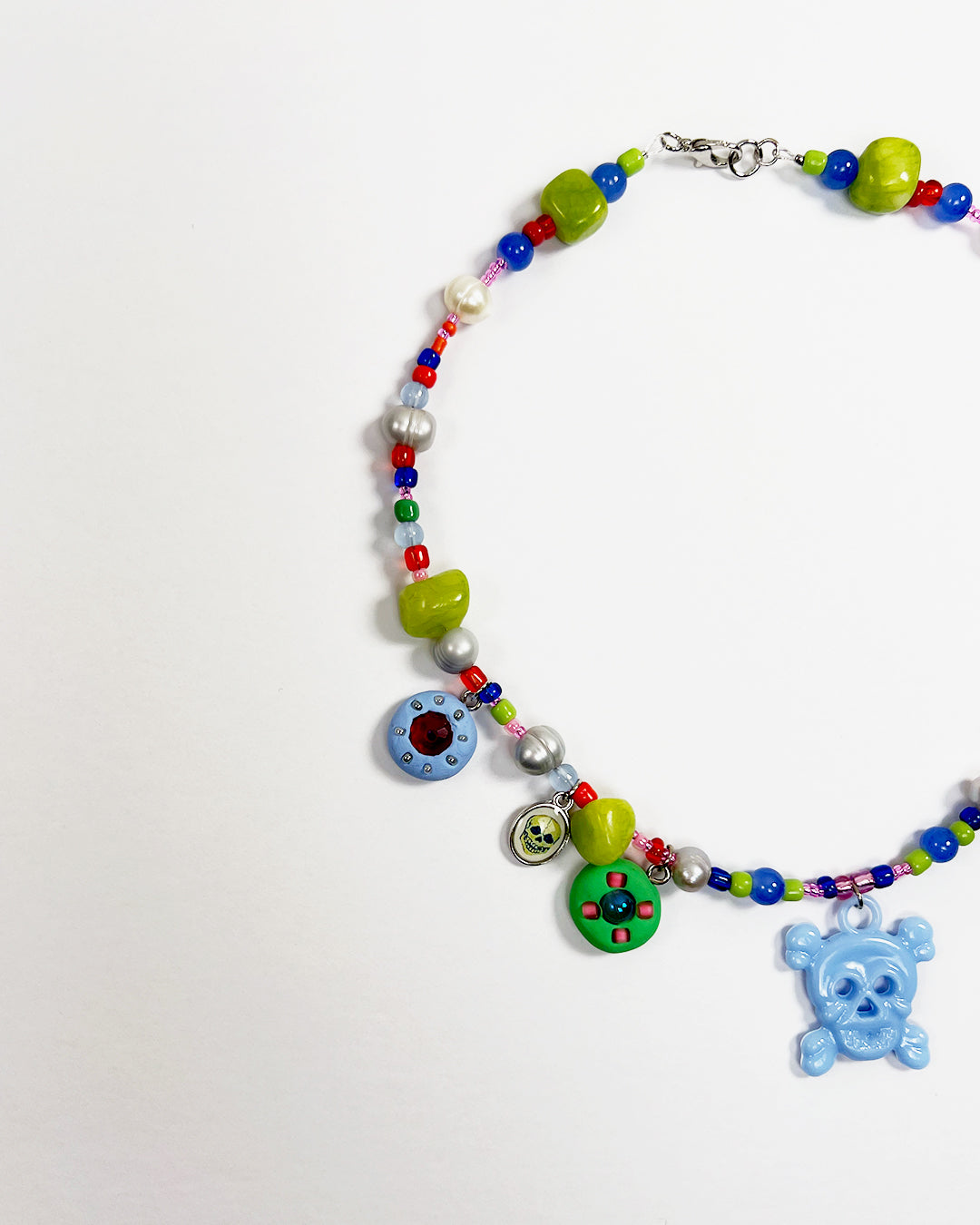 Skulls Only Beaded Necklace