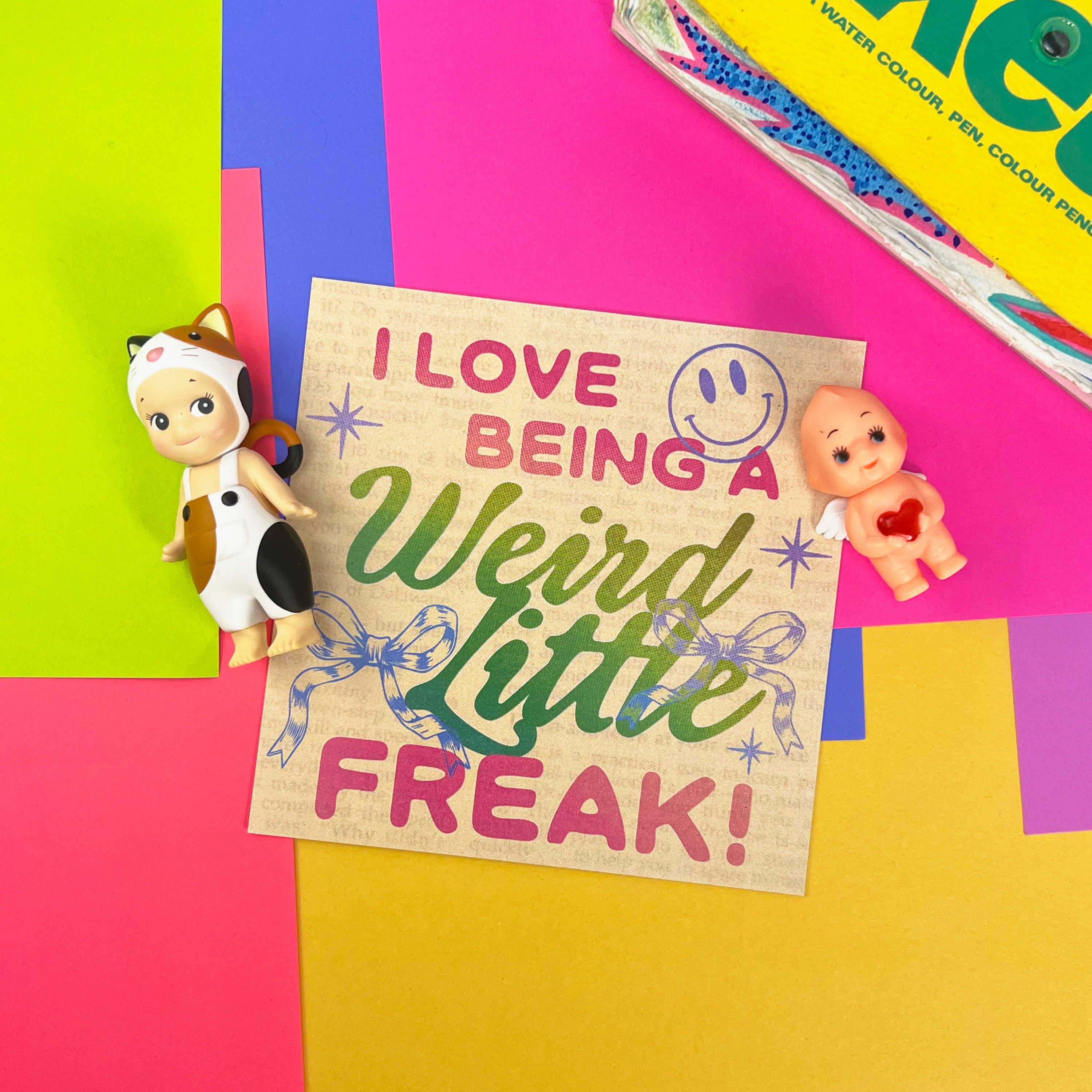 Weird Little Freak Art Print