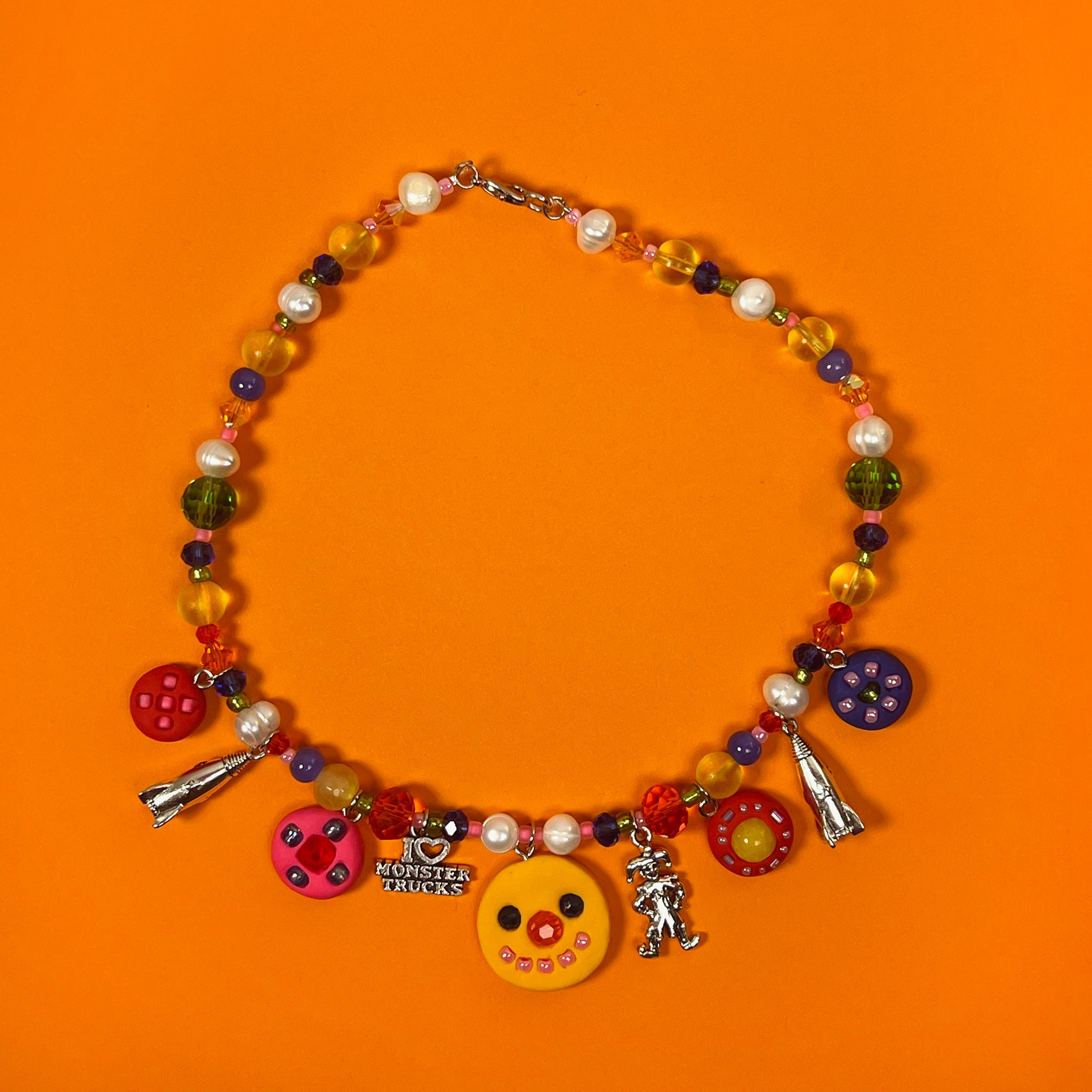 Smile Beaded Necklace